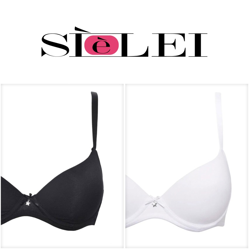Reggiseno balconcino imbottito SièLei 1428 cotone biologico