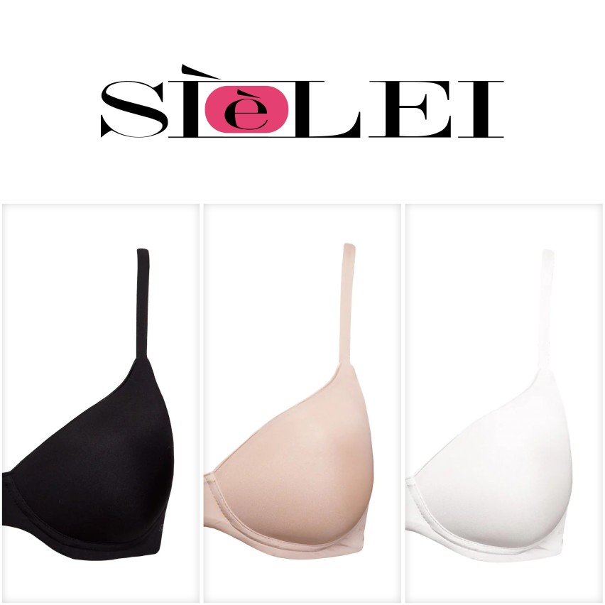 Reggiseno push-up senza ferretto Sielei 1556 preformato