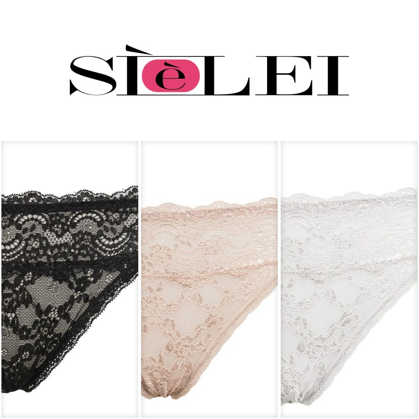 Slip sexy donna SièLei 1775 in pizzo elasticizzato