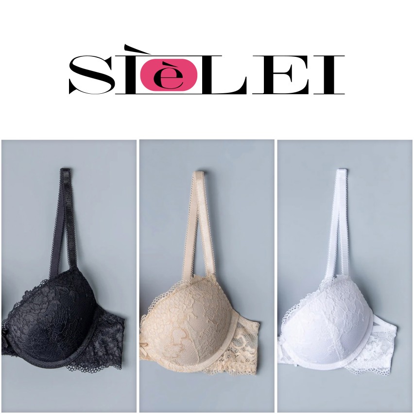 Reggiseno push up con ferretto Sièlei 2444 in pizzo