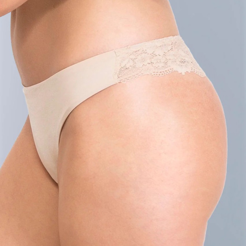 Slip brasiliana Sièlei 2447 in microfibra e pizzo