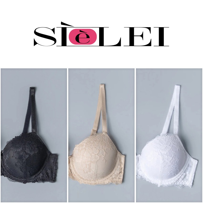 Reggiseno con ferretto Sièlei 2454 imbottito in pizzo