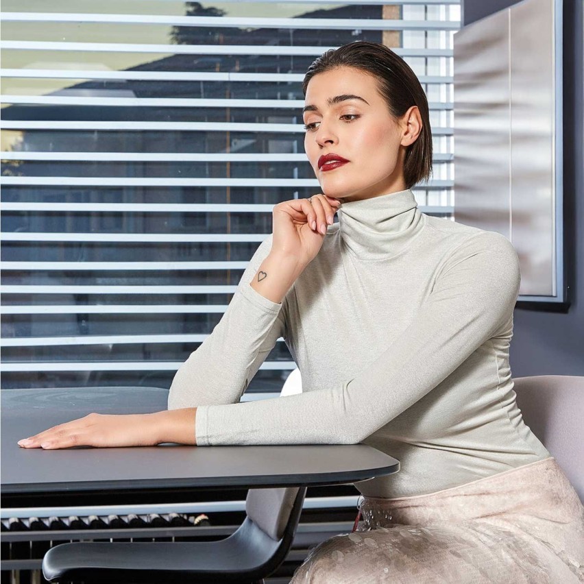 Dolcevita donna effetto lamé MySublyme 1313