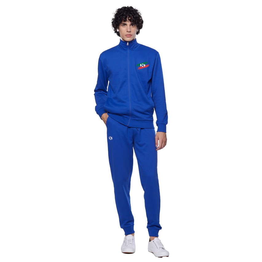 Tuta Uomo felpa con zip Cotone leggero Superga SMS25606