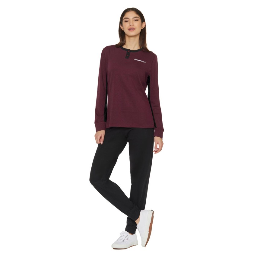 Pigiama donna cotone caldo Superga SWW25784