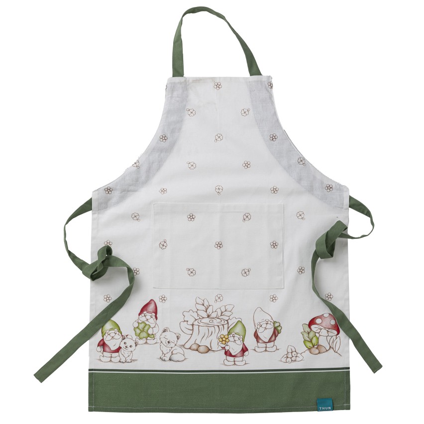 Grembiule con gnomi 100% cotone Thun gnomes