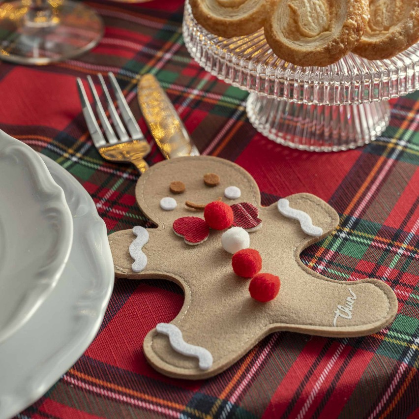 Portaposate natalizi decorazioni 3D Thun 2 pezzi