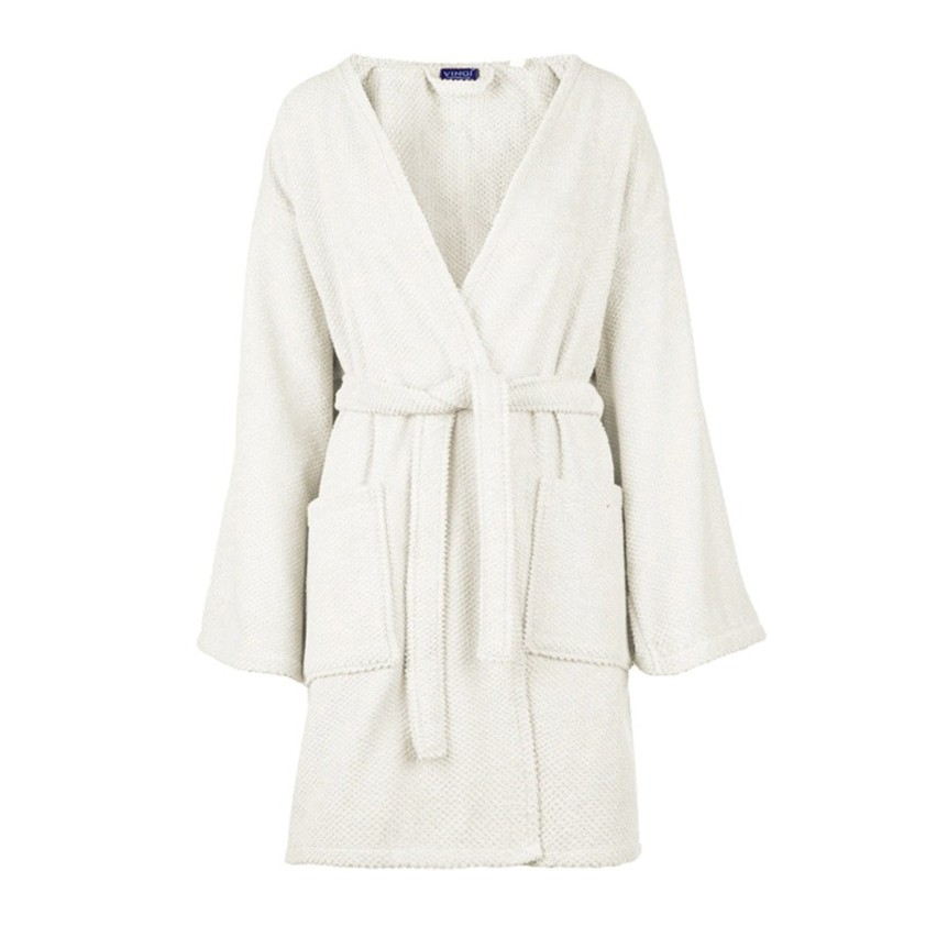 Accappatoio donna in spugna di cotone 100% Vingi Vanity