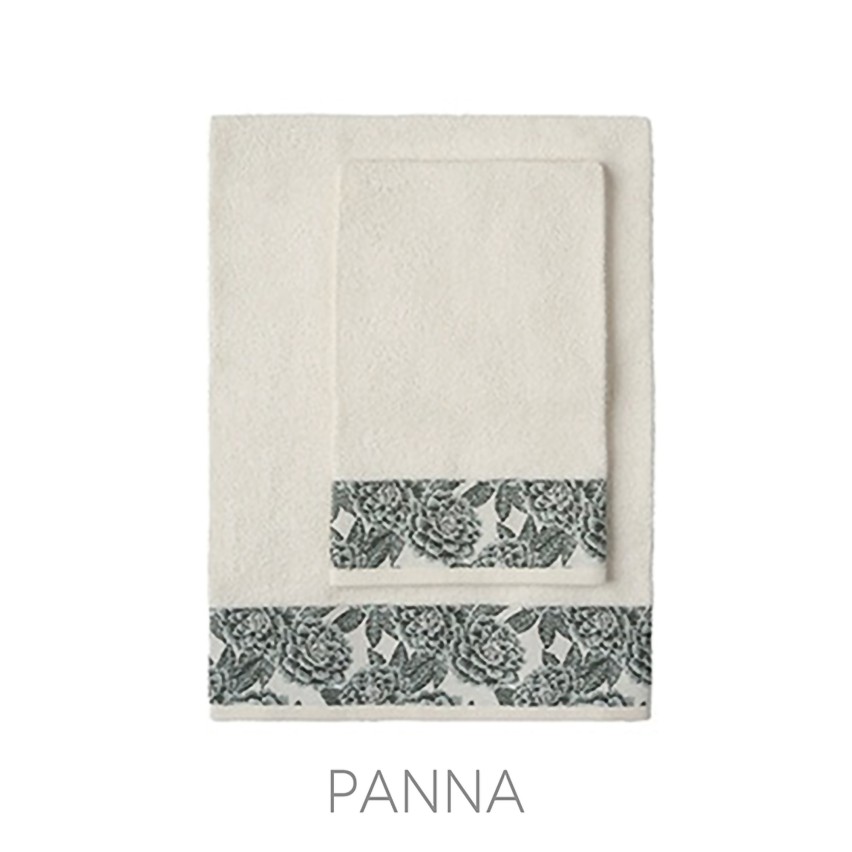 Asciugamani viso + ospite 100% cotone Vingi Brigitte