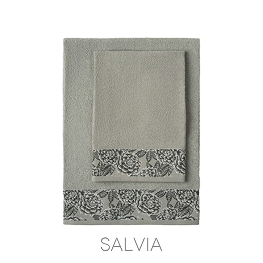 Asciugamani viso + ospite 100% cotone Vingi Brigitte