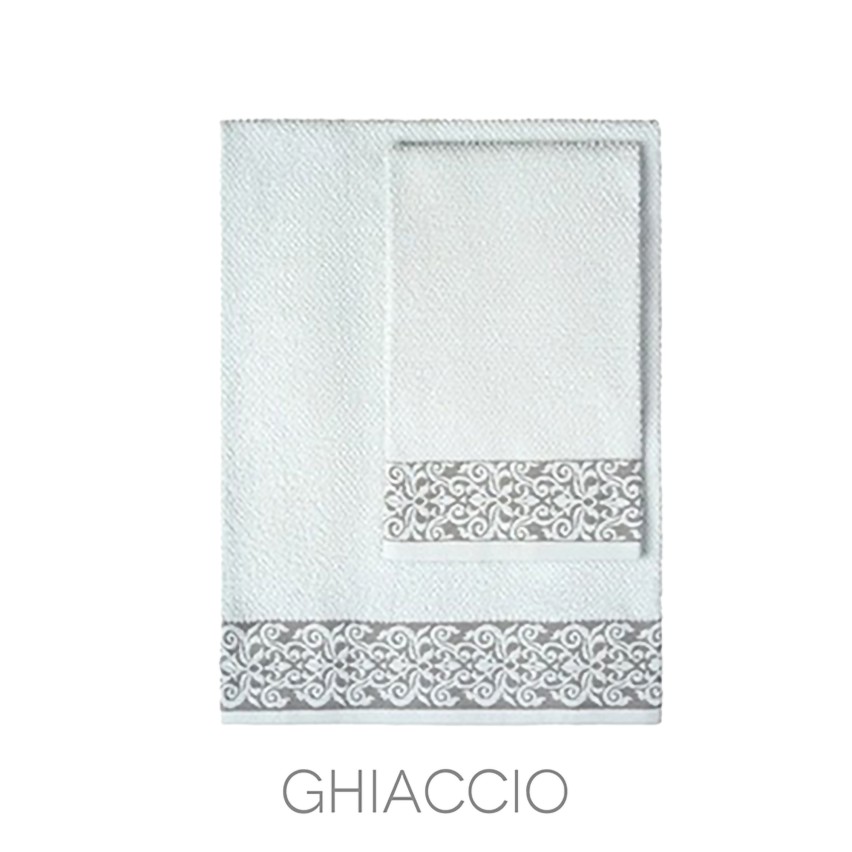 Asciugamani viso + ospite 100% cotone Vingi Dubai