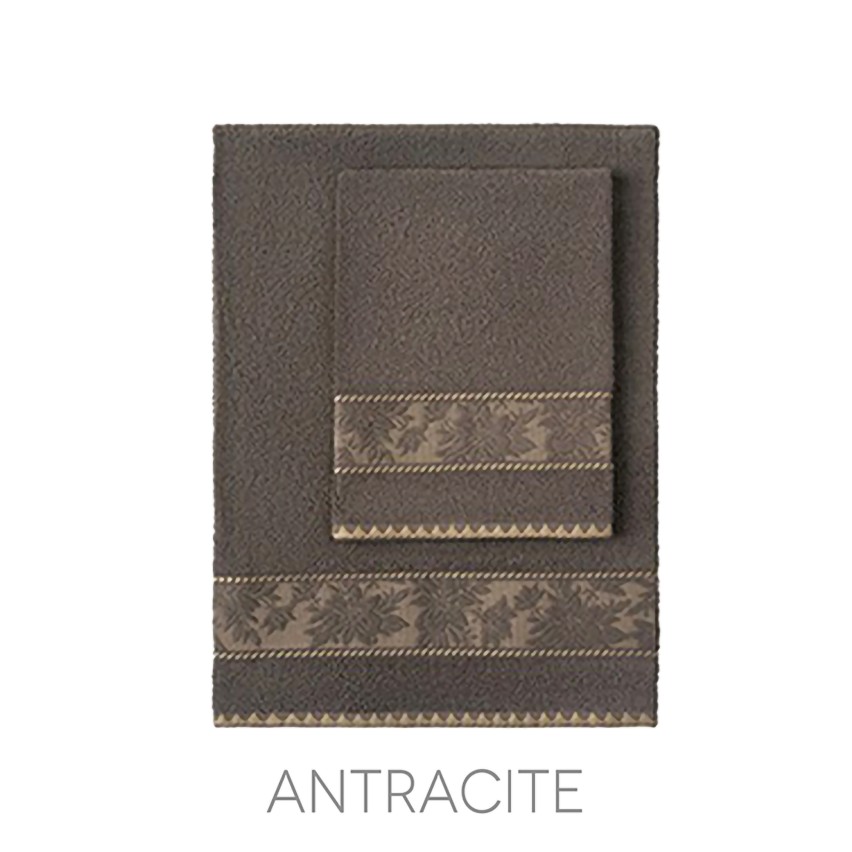 Asciugamani viso + ospite 100% cotone Vingi Ivonne