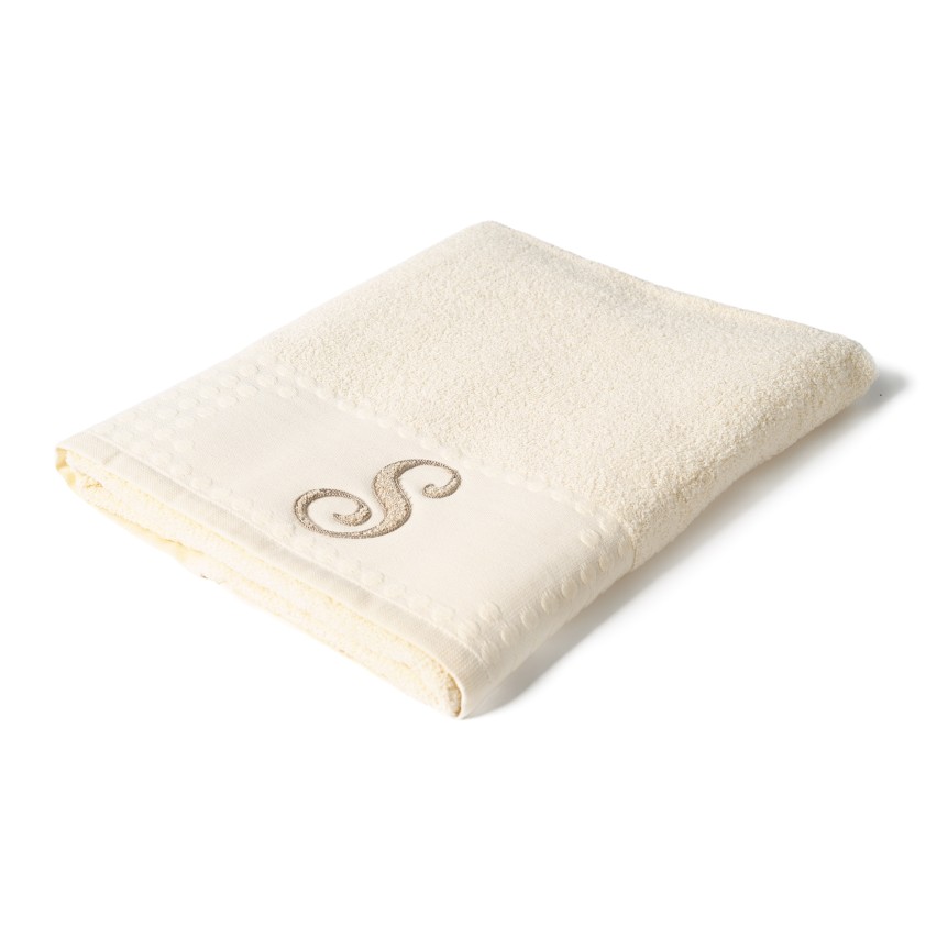 Asciugamani con iniziale 1+1 Vingi Alfabeto