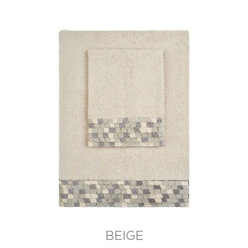 Asciugamani viso + ospite 100% cotone Vingi Venus