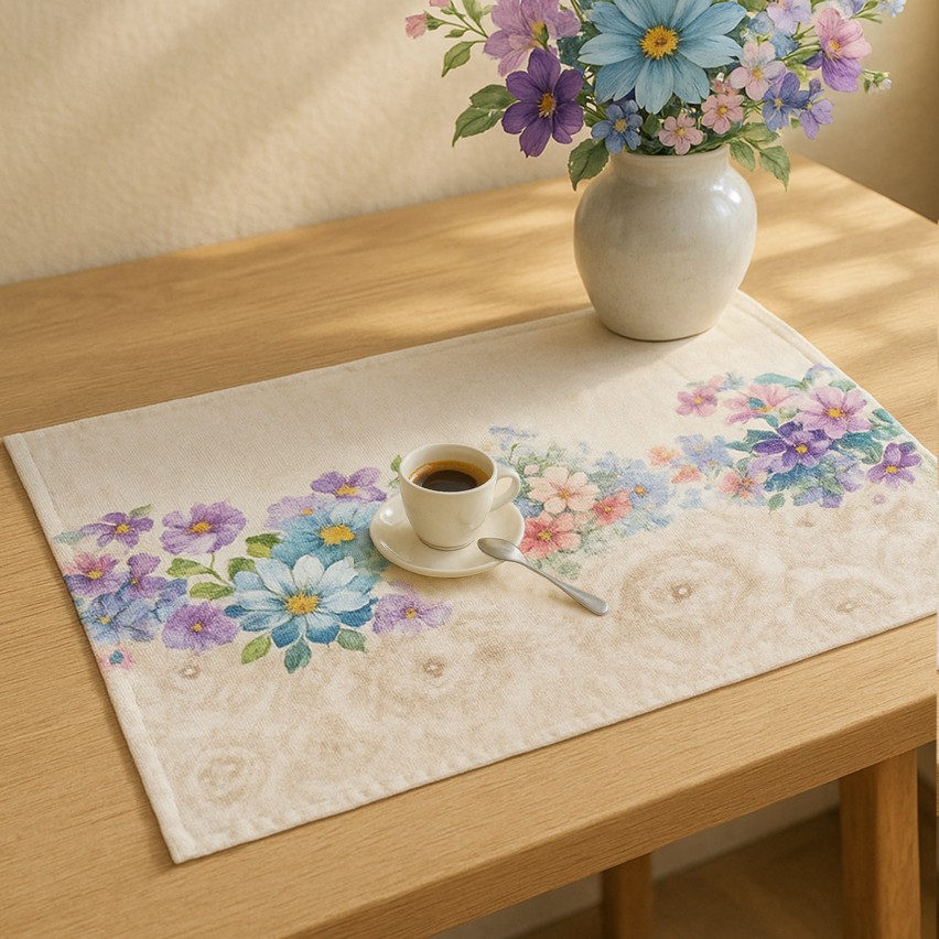 Tovaglietta per la colazione 100% Cotone Vingi Tiffany Dis.2