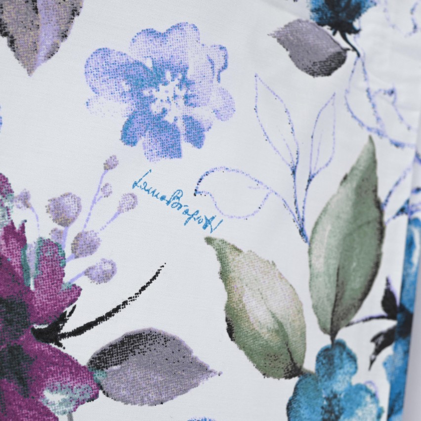 Completo letto lenzuola Laura Biagiotti 100% cotone percalle Virginia