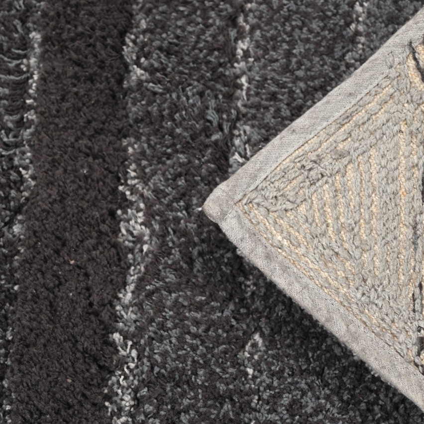 Tappeto arredo bagno disegno ondulato antiscivolo Kaleido Zambaiti 