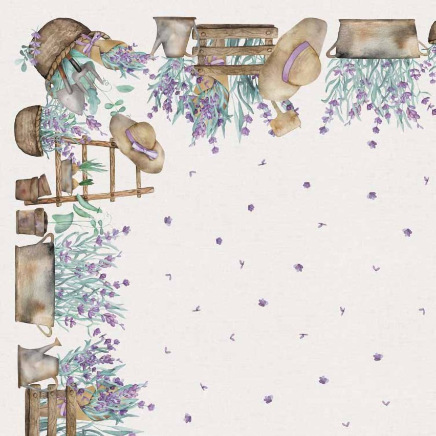 Tovaglia antimacchia lavanda Zambaiti