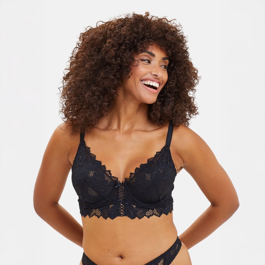 Reggiseno bustier con ferretto in pizzo San Complexe ARUM 90A564 