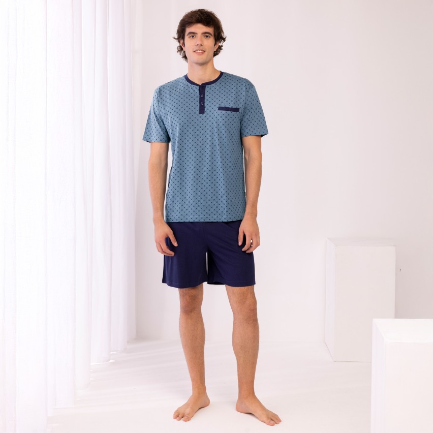 Pigiama uomo estivo cotone Irge IRC2372