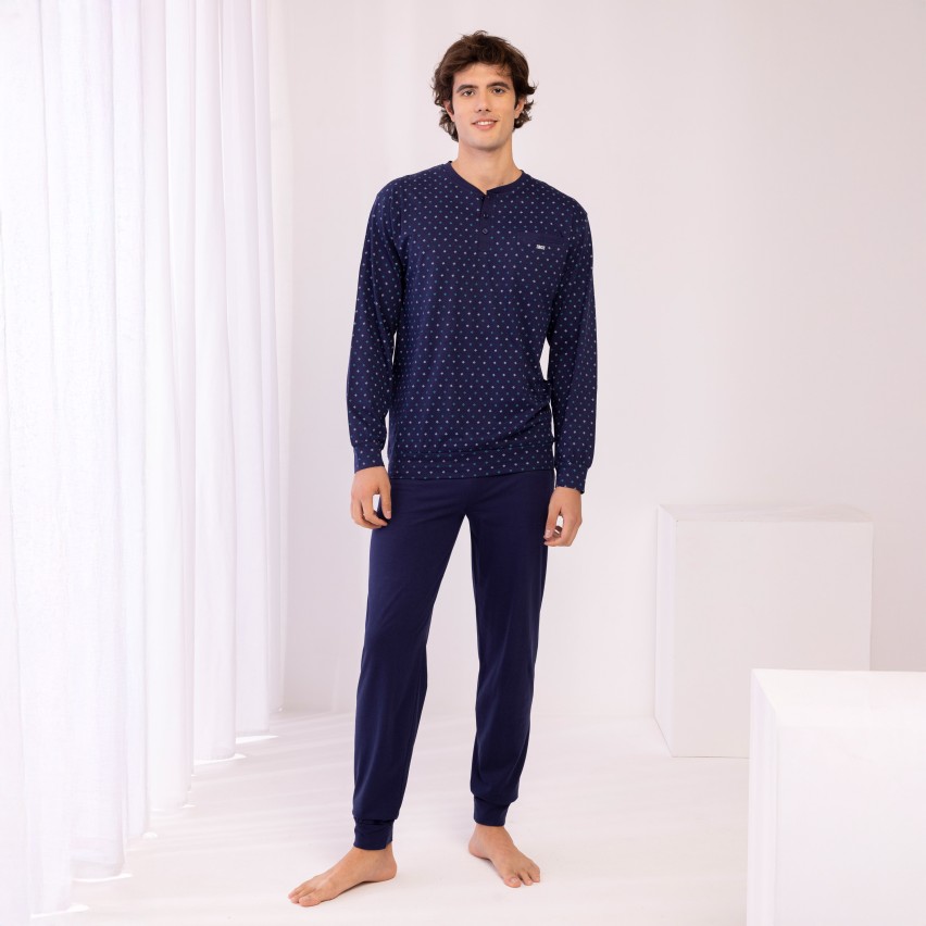 Pigiama Uomo Primaverile 100% cotone Irge IRL2224/CUL126