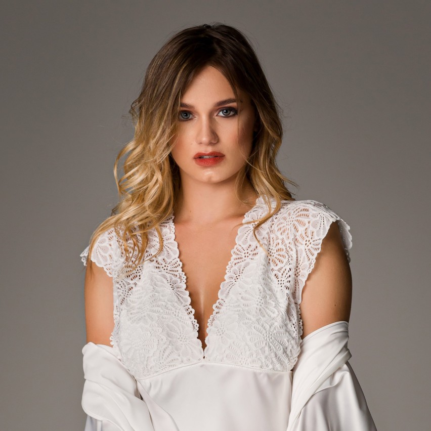 Set sposa kimono + sottoveste Irma Lunatica