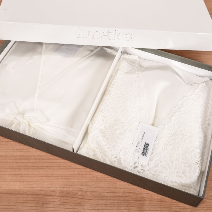 Set sposa kimono + sottoveste Irma Lunatica