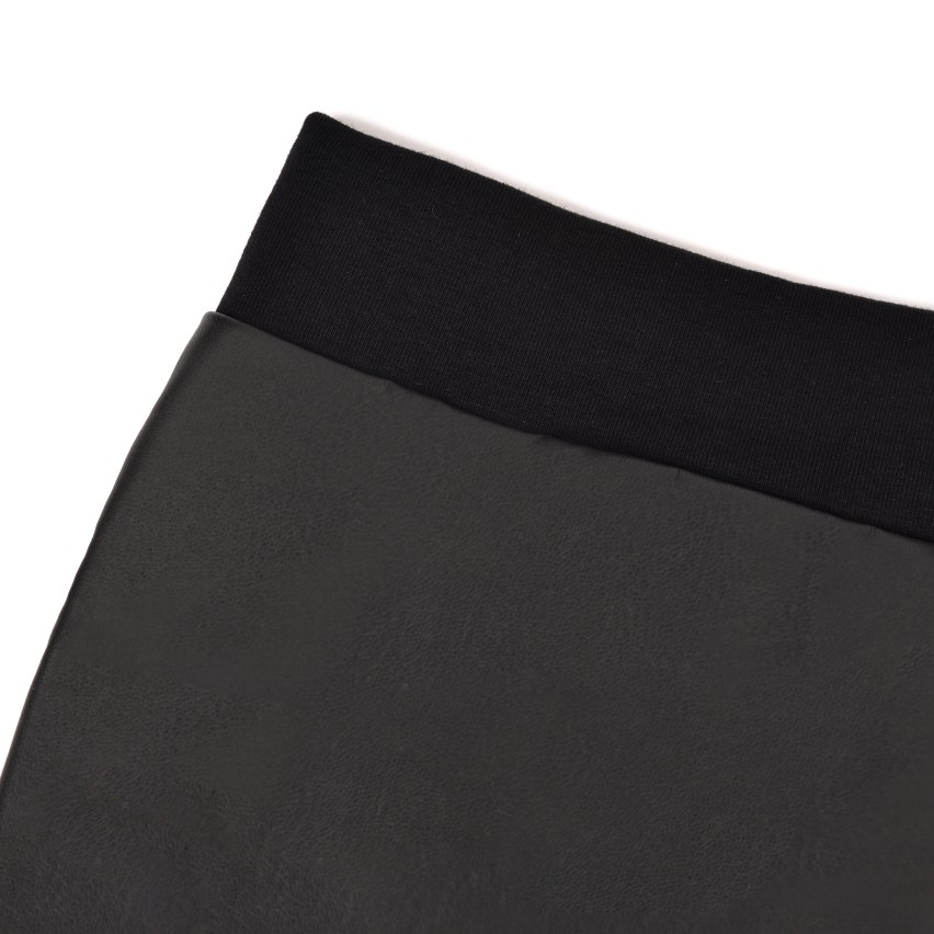 Leggings Jadea 4877 in eco pelle nero 