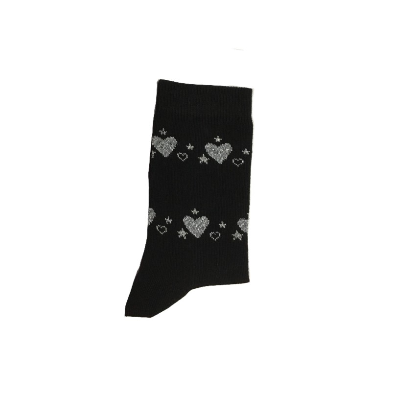 Calze bimba caldo cotone Prisco Jane A cuori 6 paia