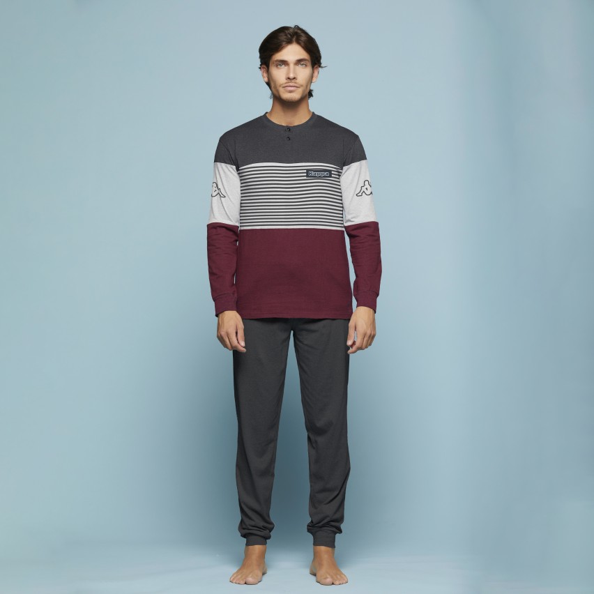 Pigiama Lungo Estivo Pigiama Uomo Defonseca In Cotone Leggero