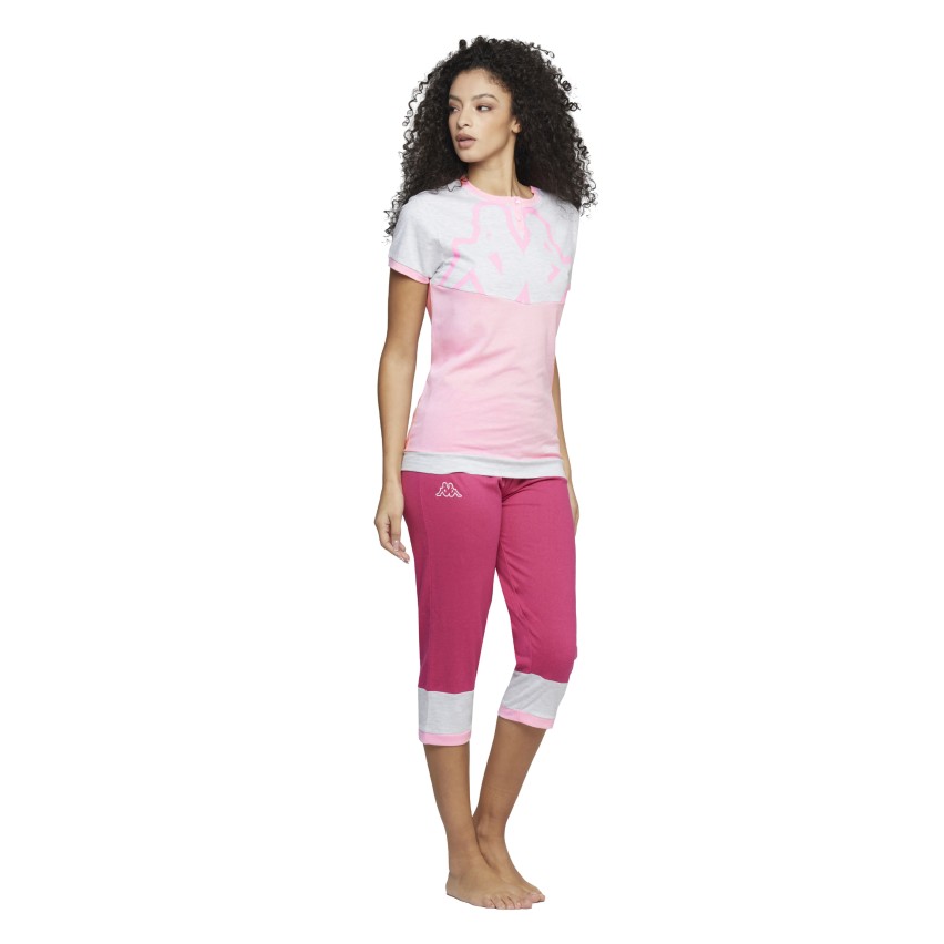 Pigiama donna pantalone pescatore Kappa KWS24146