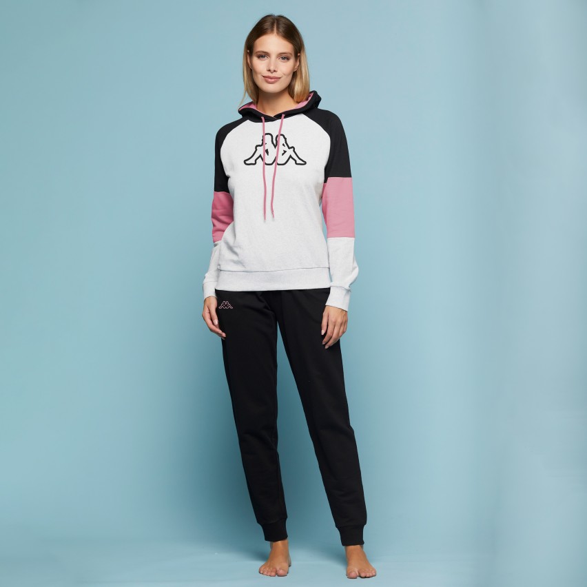 Pigiama lungo da donna, set di biancheria da notte, 2 pezzi, a maniche lunghe, morbido, da donna, con pantaloni a quadretti, 2 pezzi, A-Lilla, XL