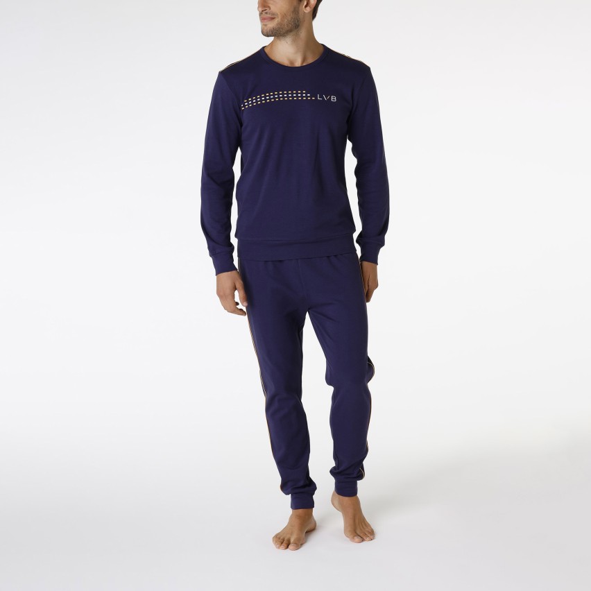 Pigiama Uomo tinta unita in caldo cotone Lovable L0DOA