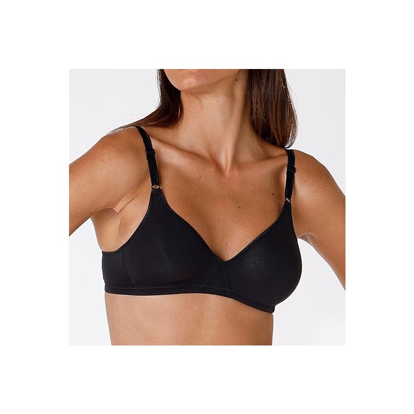 Reggiseno Cotton Style GIOS 301 - Puro Cotone, Coppa B, Bianco O Nero, Taglie 3-8 - Foto 12