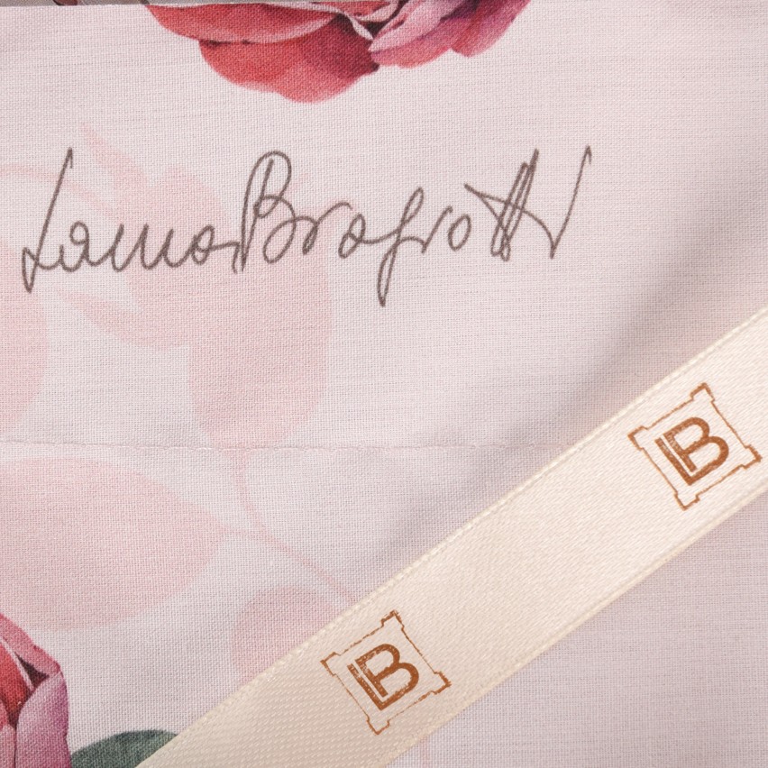 Completo letto Laura Biagiotti 100 % Percalle di Cotone Matrimoniale Floreale