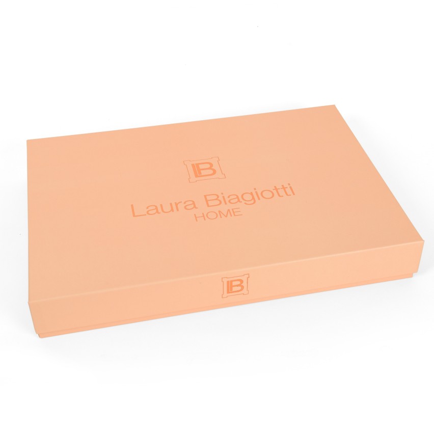 Completo letto Laura Biagiotti 100 % Percalle di Cotone Matrimoniale Floreale