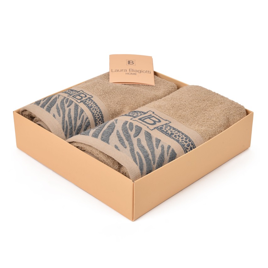 Set asciugamani Laura Biagiotti Celine viso + ospite