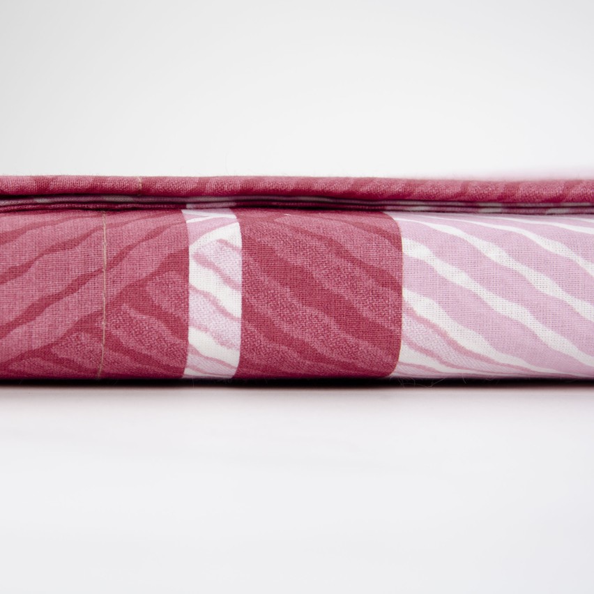 Completo letto 2 piazze Biancaluna Lena rosa cotone