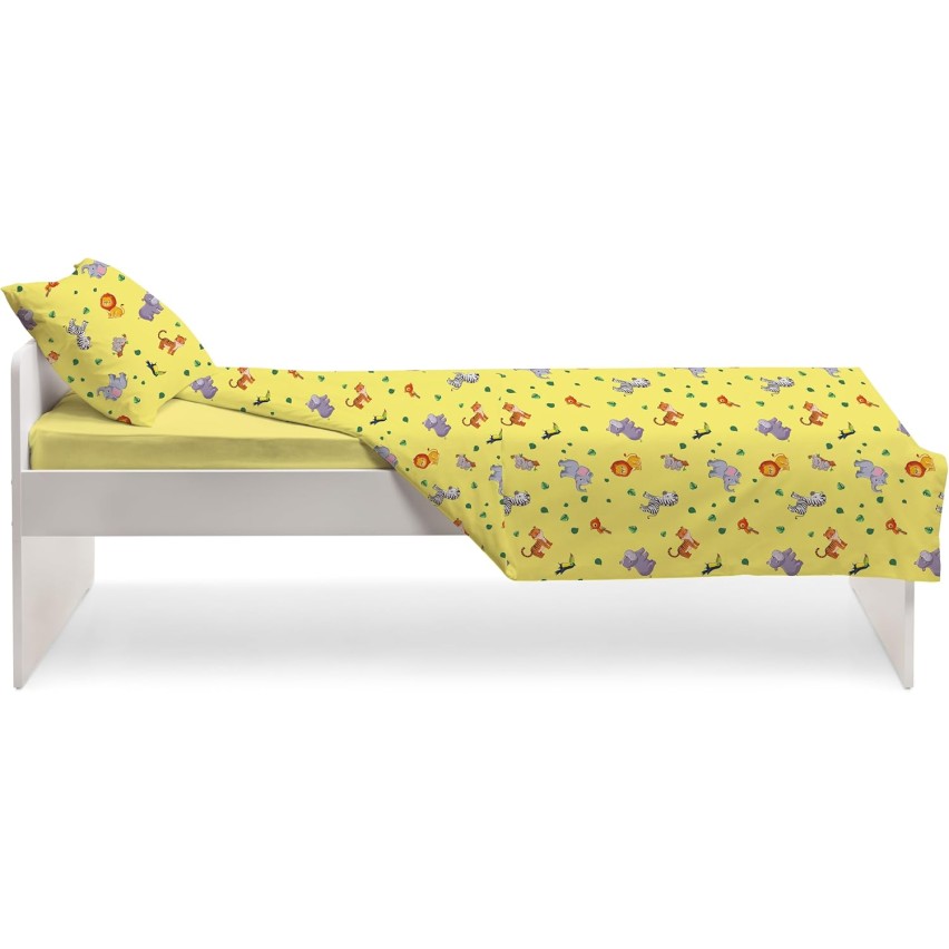 Completo Letto Singolo 100% cotone Jolly Jungle
