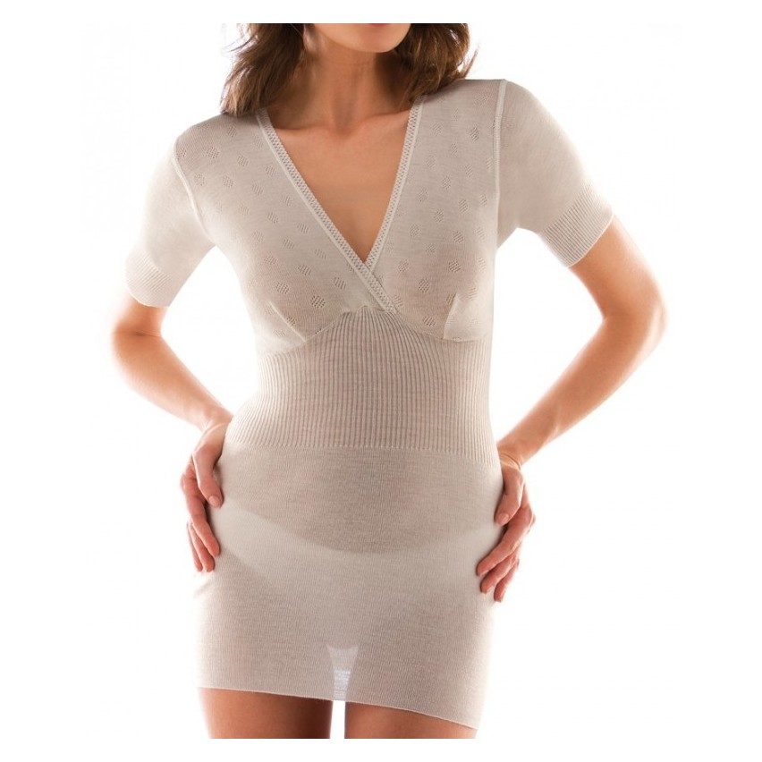 Maglia intima donna Liabel 016756 formaseno mezza manica misto lana