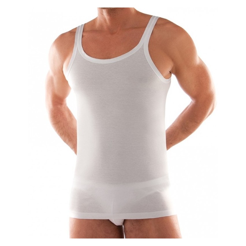 Canottiera uomo Liabel spalla stretta 100% cotone mercerizzato