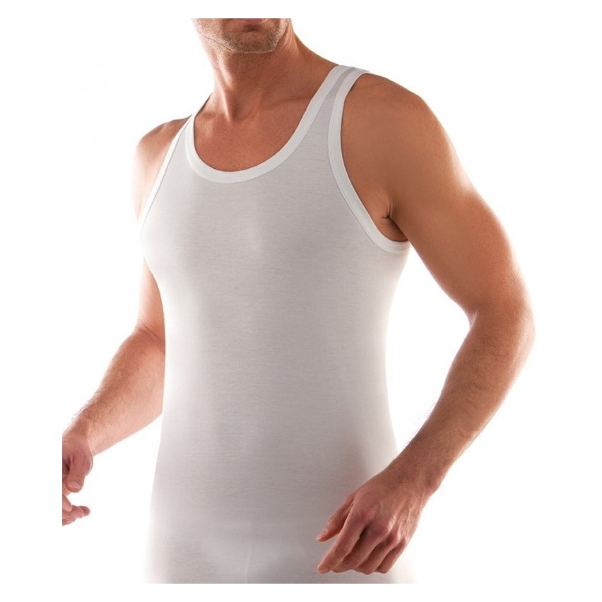 Canottiera uomo Liabel spalla larga filo di scozia