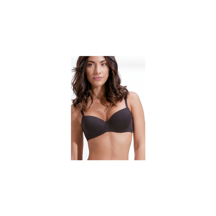 Reggiseno balconcino Love and Bra Lole in cotone elasticizzato con ferretto