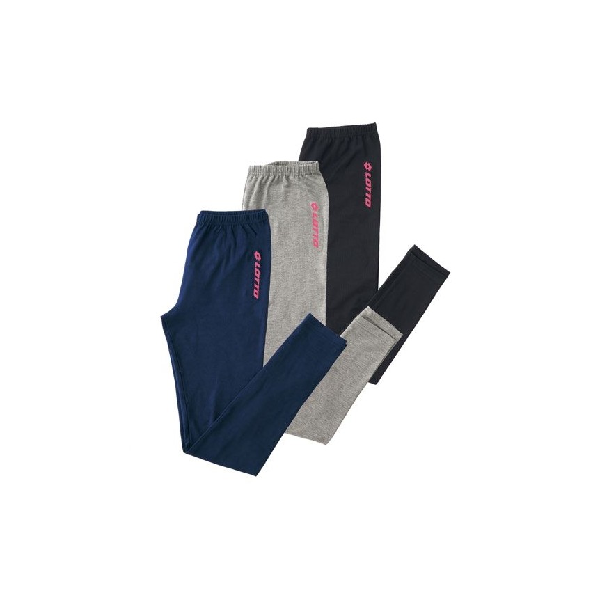 Leggins sportivo Lotto LA1010 con logo sulla gamba 