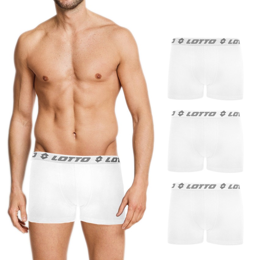 Boxer uomo Lotto lb1005 in cotone elasticizzato 3 pezzi