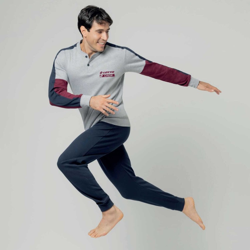 Pigiama uomo interlock Lotto LP2122