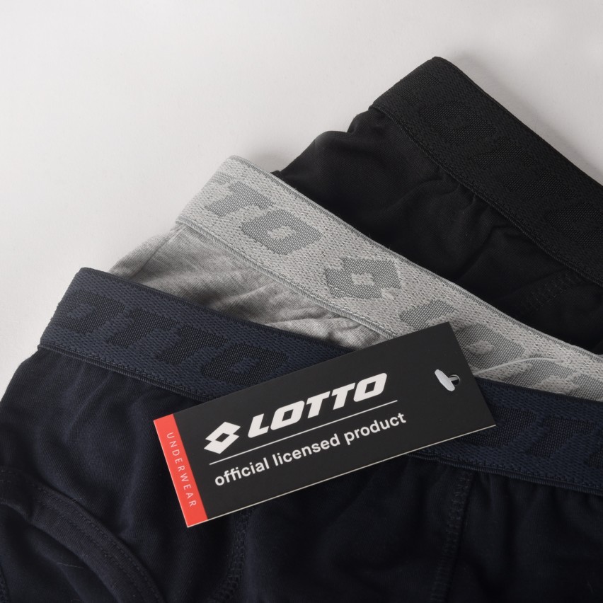 Slip uomo Lotto ls1005 cotone elasticizzato 3 pezzi