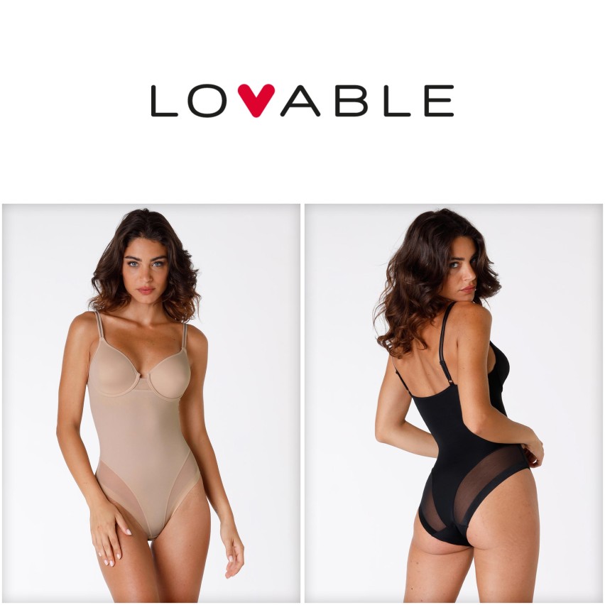 Body con ferretto Lovable Millenium equilibre 13005 contenitivo 