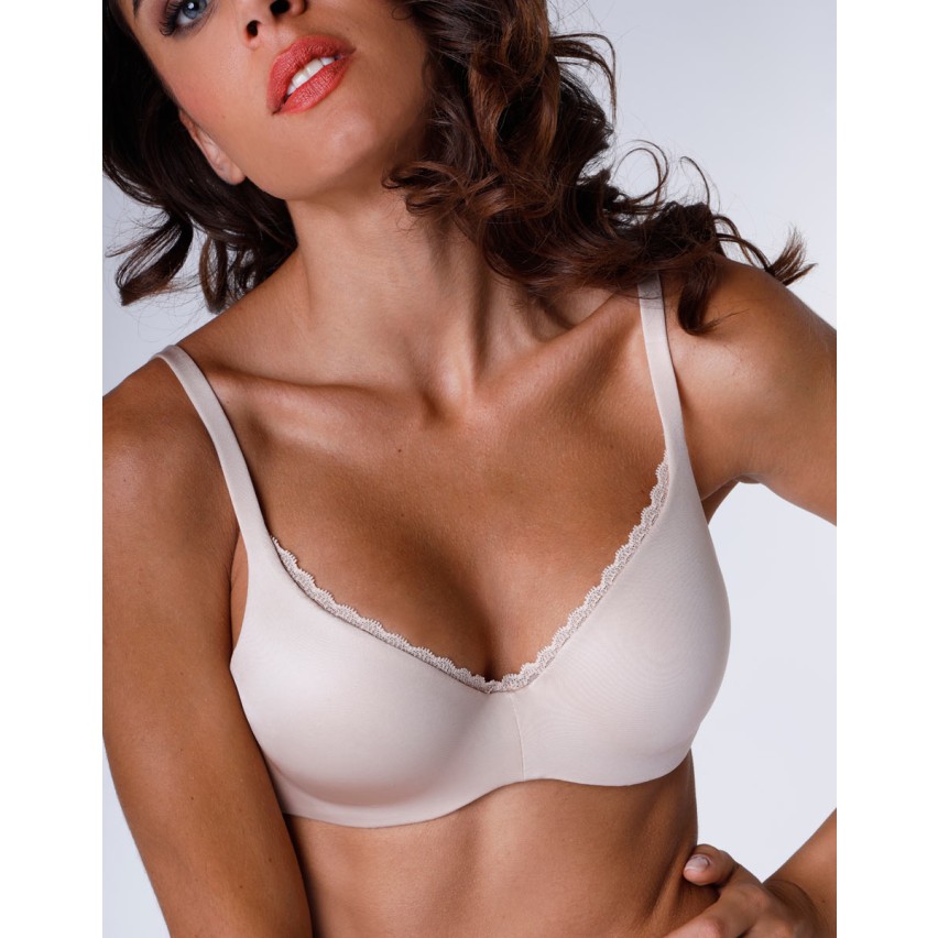 Reggiseno Lovable L4125 con ferretto infilo sfilo 24H lift microfibra