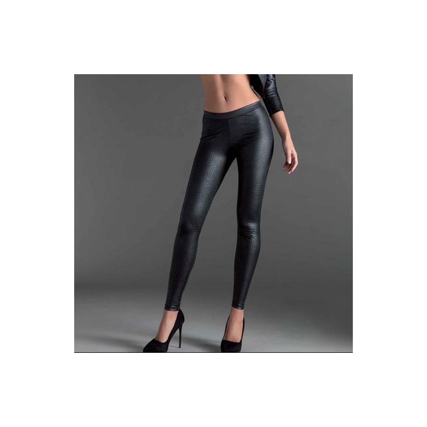 Leggings pitonato ecopelle love and bra 16430